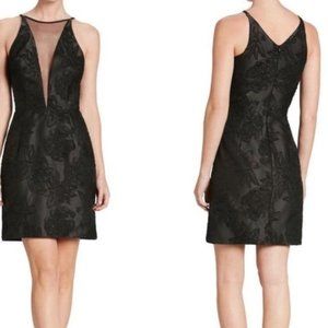 HP Dress the Population Black Kennedy plunge dress